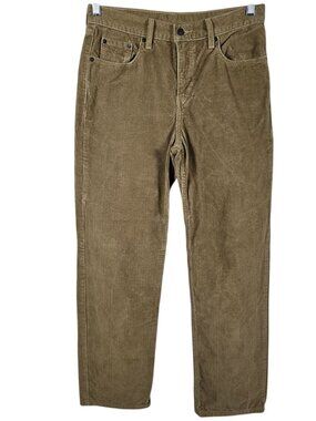 Levi's Mens Tan Brown Corduroy Straight Fit Pants 28x30 Skater Gorpcore Work
